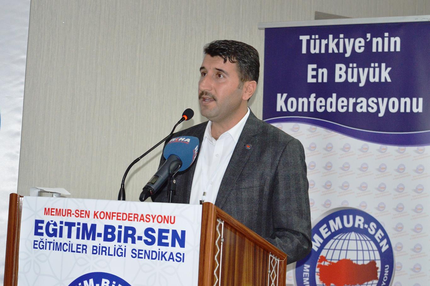 ​Eğitim-Bir-Sen Bitlis şube başkanı güven tazeledi